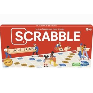 NEW Scrabble Classic Crossword Game Hasbro Gaming Family Fun‎ Word Game